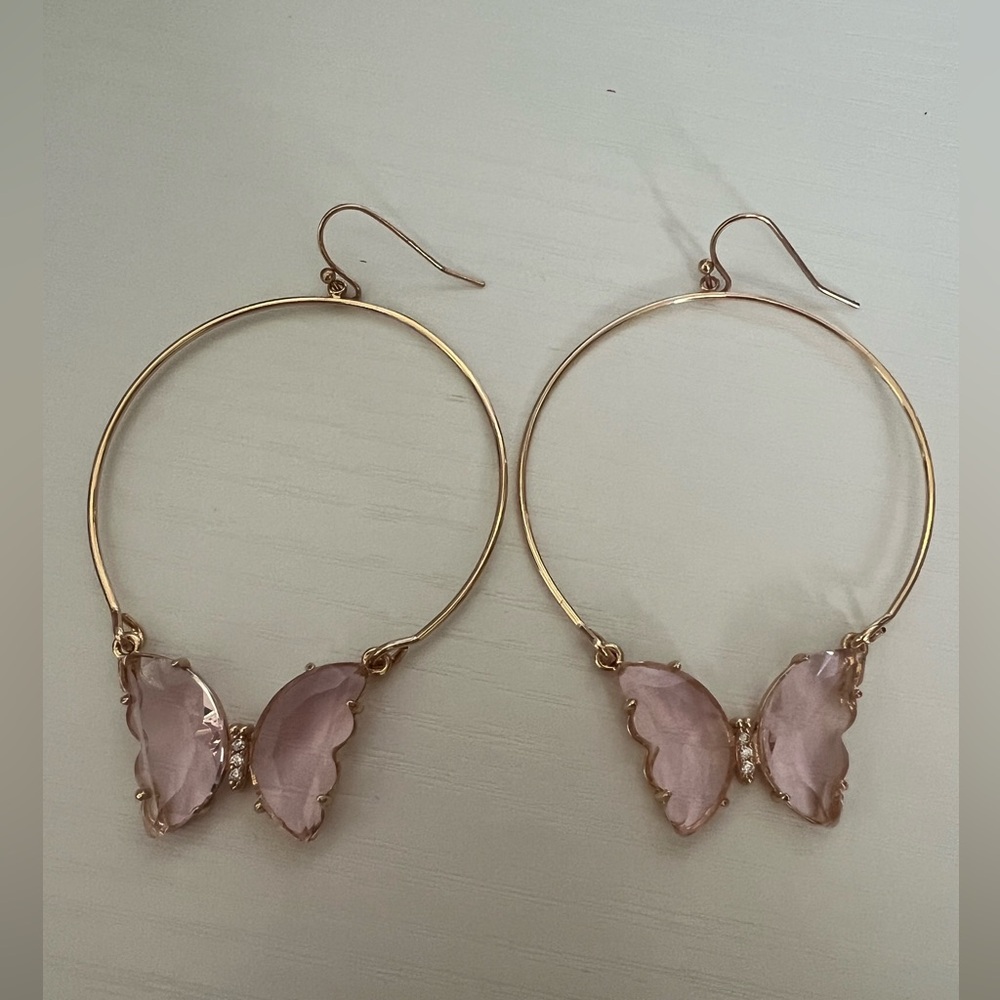 Never Worn Butterfly Earrings